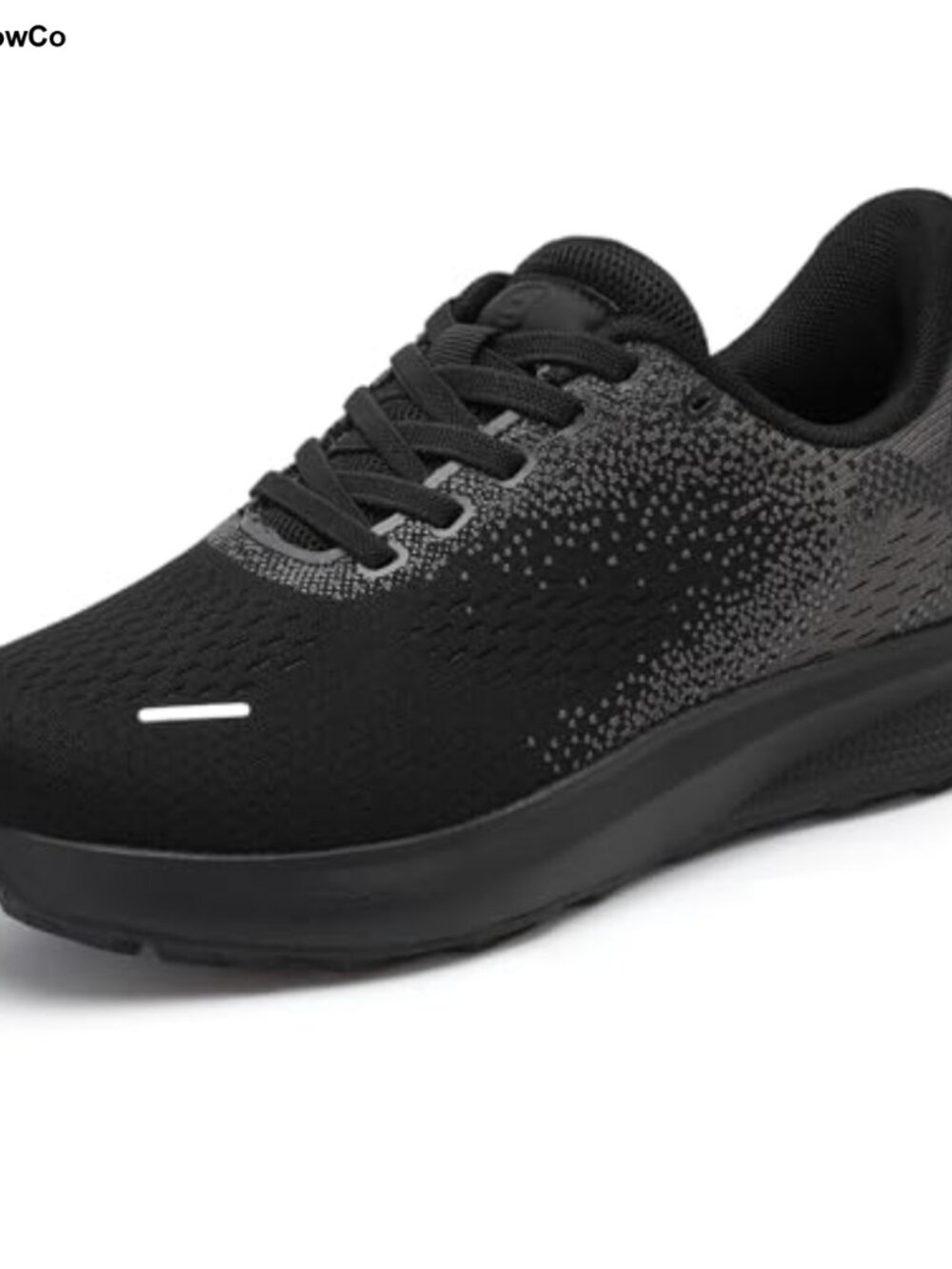 Women's Wide Width Slip-On Walking Shoes Breathable Knit Athletic Sneakers